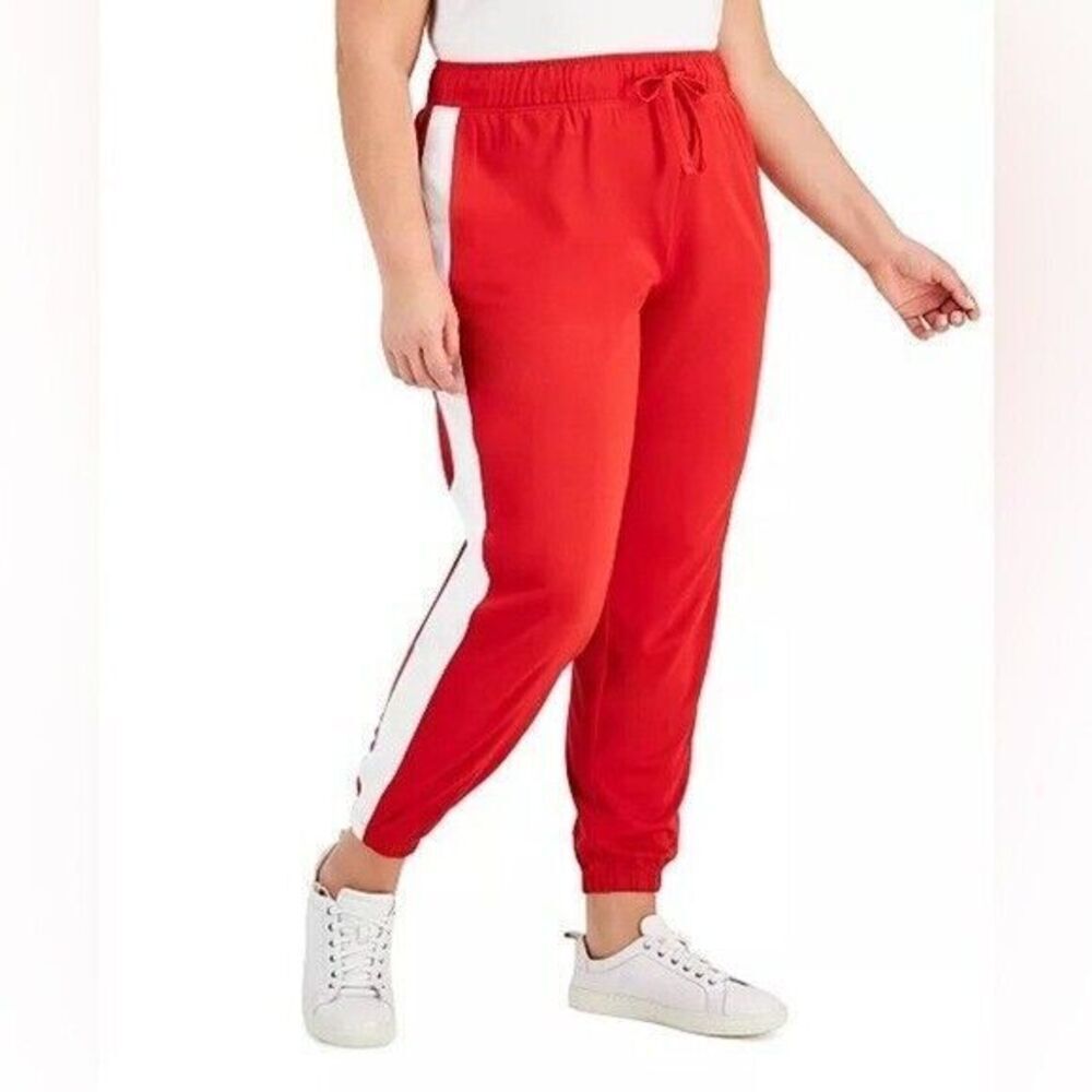 ID IDEOLOGY Plus Size Racing Stripe Joggers, sweatpants, pants 4X